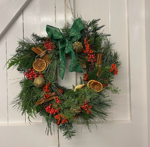 Christmas Wreath Making Saturday 6th December